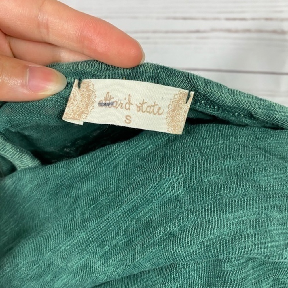 Altar’d State Green Ruffle Long Sleeve Top - Picture 11 of 13